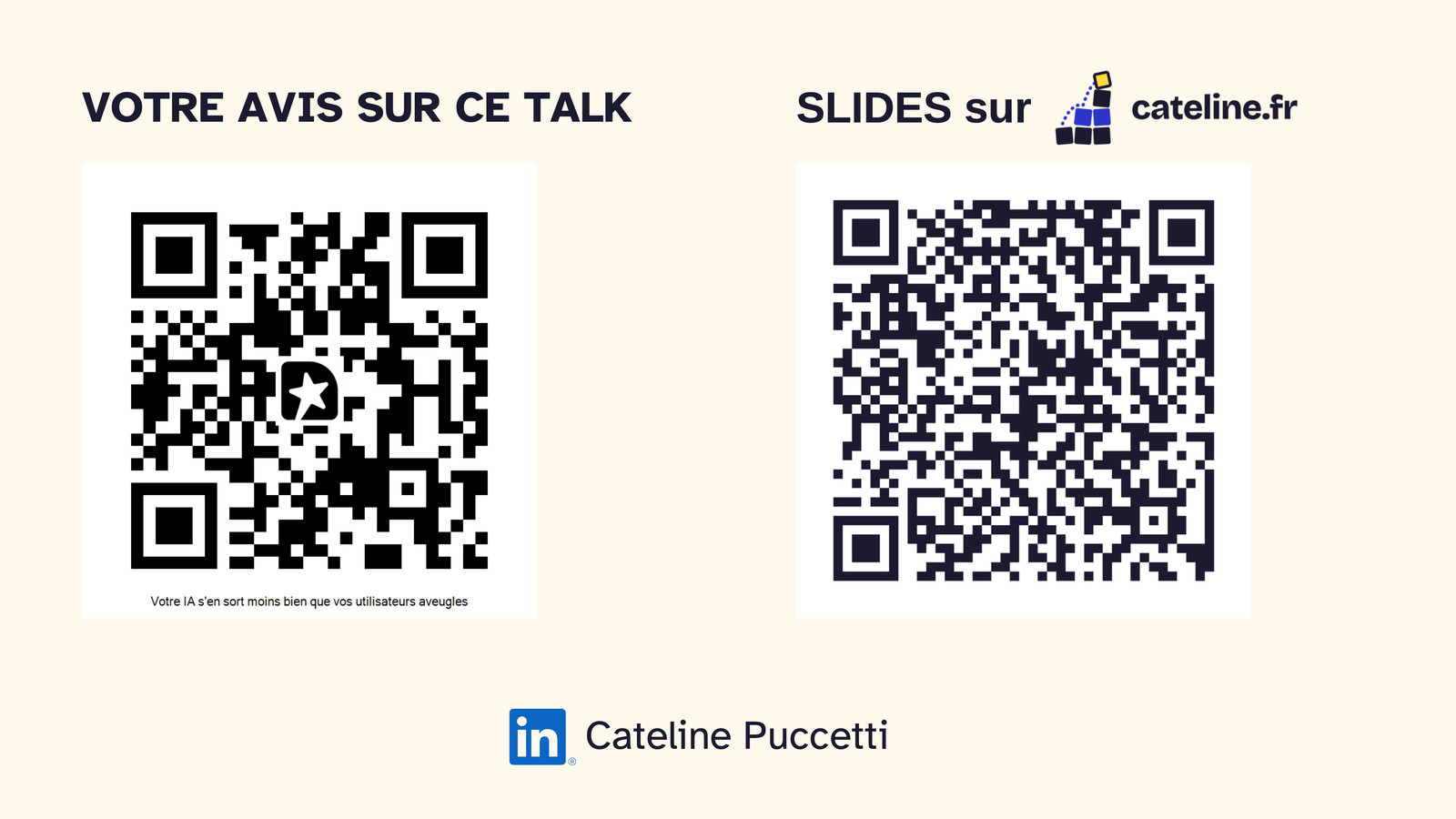 Slide 48&nbsp;: Votre avis, les slides. Son texte suit.