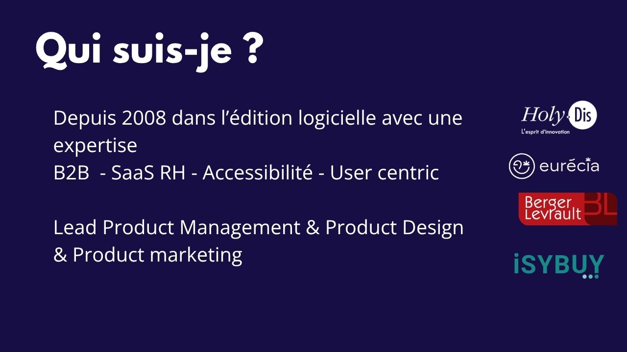 Slide 2&nbsp;: Qui suis-je&nbsp;?. Son texte suit.