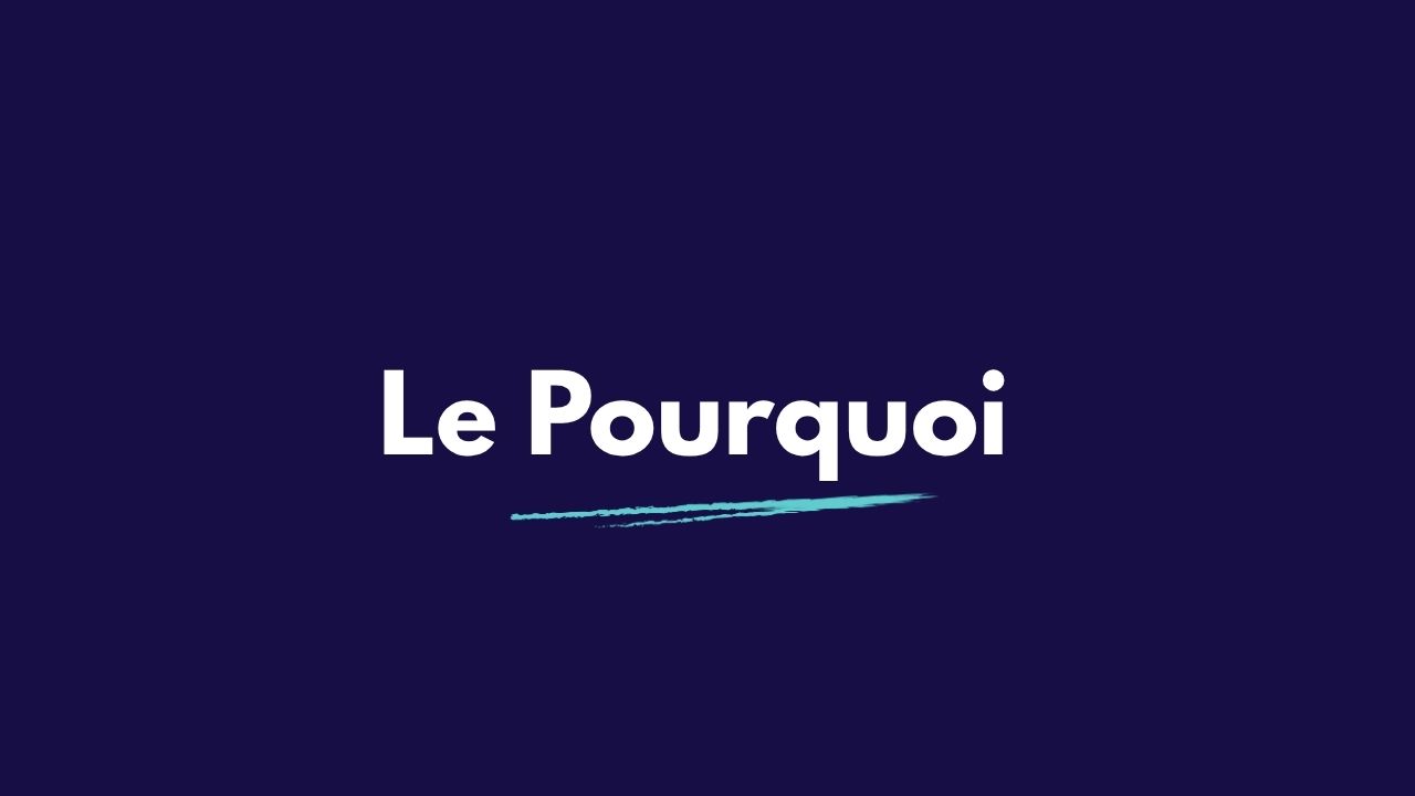 Slide 8&nbsp;: Partie&nbsp;1&nbsp;: le pourquoi. Son texte suit.