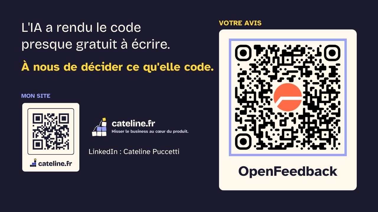 Slide 38&nbsp;: L’IA a rendu le code presque gratuit à écrire. Son texte suit.